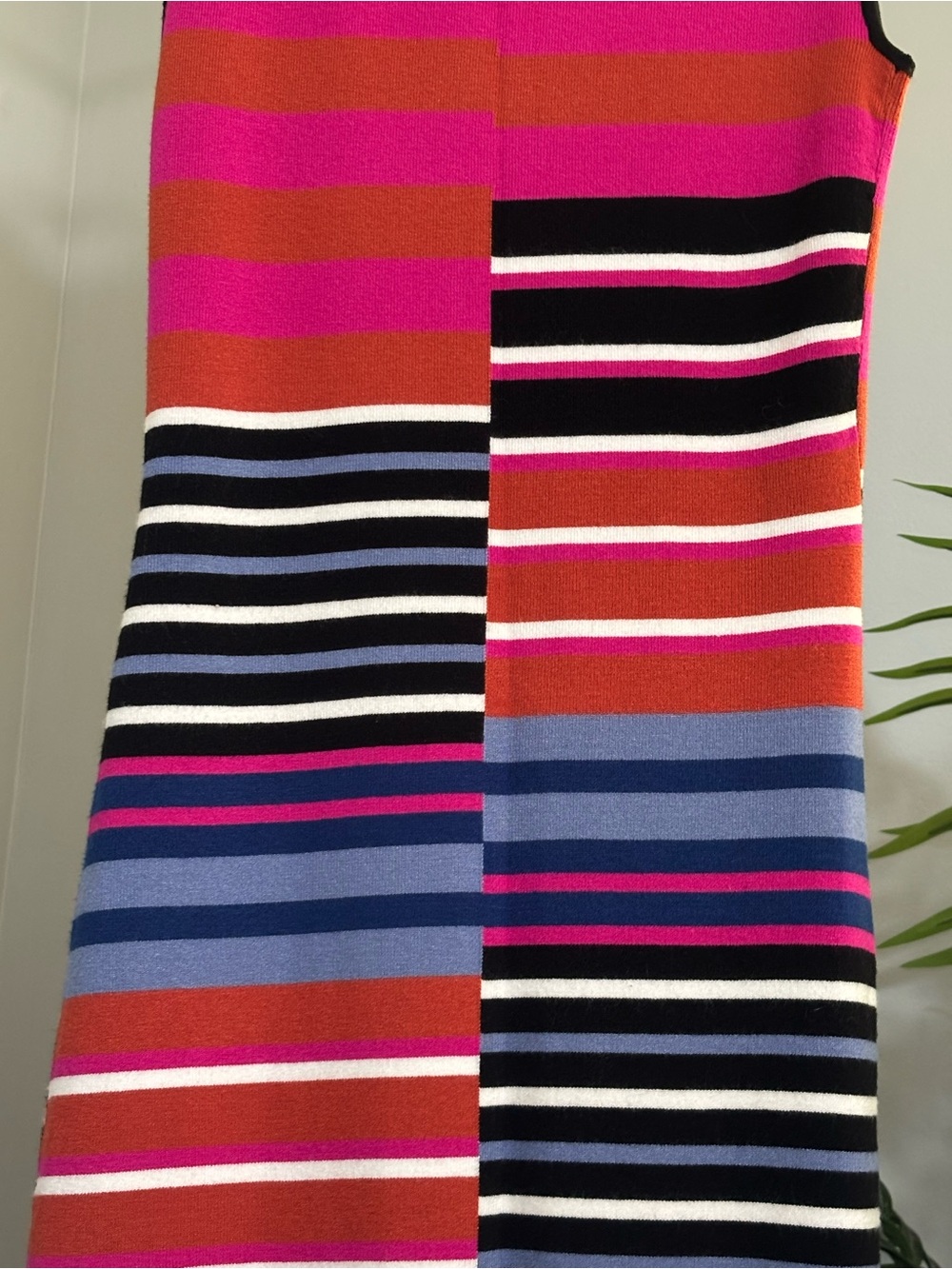 Elie Tahari Selina Stripe Sheath Dress in Pink, Blue & Black - Picture 10 of 16